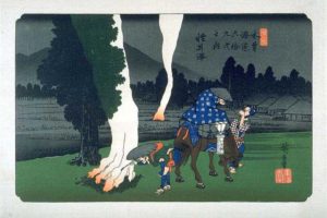 木曽海道六十九次・軽井澤